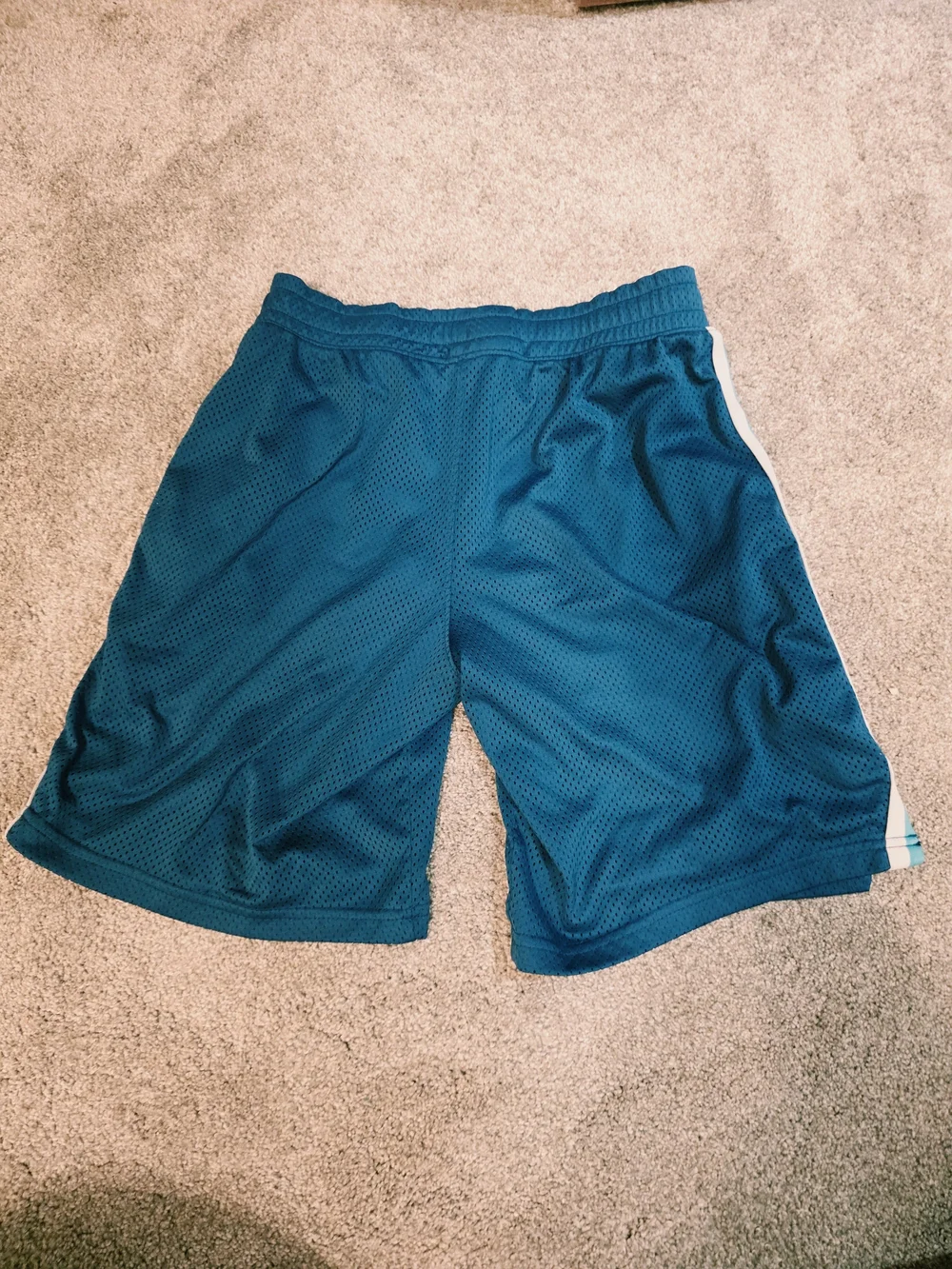 all in motion Kids XL 16 Teal Mesh Athletic Shorts